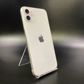 iPhone 11 64GB ホワイト au SIMフリー 白ロム 美品 動作確認済 100%【全額返金保証】【最速発送】