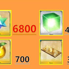 初期垢 聖晶石6800個+呼符340枚+果実700枚+マナプリズム4000枚+その他 | FGOのアカウントデータ、RMTの販売・買取一覧