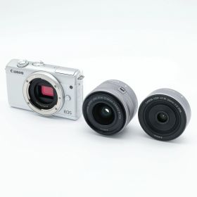 【中古】[良品] Canon（キヤノン） EOS M200 ダブルレンズキット [ホワイト] _GP00001709