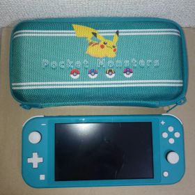 Nintendo Switch Lite ターコイズ ポケモンケース付き