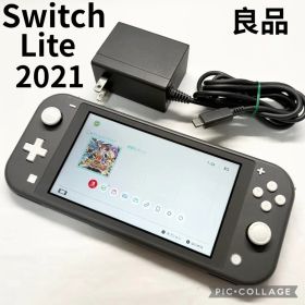 【良品☆】任天堂 Switch Lite グレー 本体 純正充電器 動作確認済み