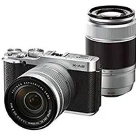 【中古】FUJIFILM ミラーレス一眼 X-A2 ダブルズームレンズキット シルバー X-A2S1650II/50230II qqffhab