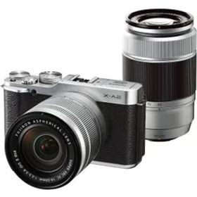 フジフィルム FUJIFILM ミラーレス一眼 X-A2 ダブルズームレンズキット シルバー X-A2S1650II/50230II