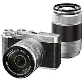 【中古】FUJIFILM ミラーレス一眼 X-A2 ダブルズームレンズキット シルバー X-A2S1650II/50230II