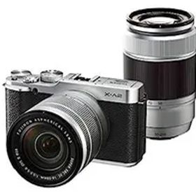 【中古】FUJIFILM ミラーレス一眼 X-A2 ダブルズームレンズキット シルバー X-A2S1650II/50230II