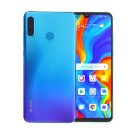 【中古】 Huawei P30 Lite MAR-LX2J 64GB SIMフリー [Cランク] 中古スマホ 中古 スマホ スマートフォン 本体 端末 保証付き 即日発送 楽天モバイル