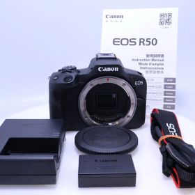 【4,000回以下 極美品】Canon EOS R50 ボディ ブラック/APS-C/約375g EOS R50 BK ミラーレス一眼カメラ