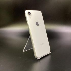 iPhone XR 64GB ホワイト au 白ロム 動作確認済 82%【全額返金保証】【最速発送】