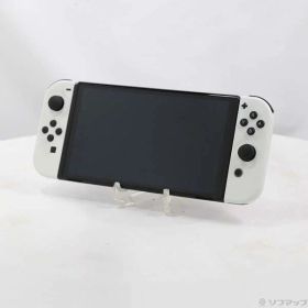 【中古】Nintendo(任天堂) Nintendo Switch 有機ELモデル Joy-Con(L)／(R) ホワイト 【198-ud】
