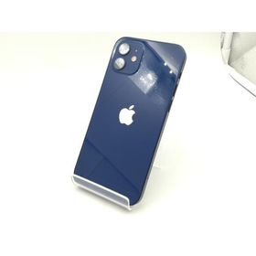 【中古】Apple docomo 【SIMロック解除済み】 iPhone 12 64GB ブルー MGHR3J/A【三宮センター】保証期間１ヶ月【ランクC】