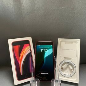美品 国内版 SIMフリー iPhoneSE 第2世代 128GB レッド色