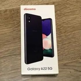 Galaxy A22 5G ブラック 64 GB docomo