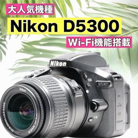 ニコン(Nikon)のNikon D5300♥️Wi-Fi スマホ転送♥️高画質 一眼レフカメラ(デジタル一眼)