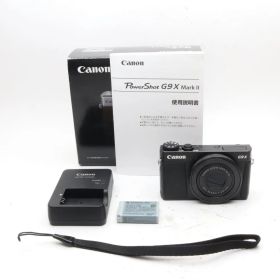 Canon コンパクトデジタルカメラ PowerShot G9 X Mark II ブラック 1.0型センサー/F2.0レンズ/光学3倍ズーム PSG9XMARKIIBK