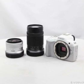【中古】Canon(キヤノン) EOS R50 ダブルズームキット ホワイト 【269-ud】