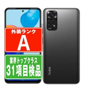 【中古】 Redmi Note 11 グラファイトグレー Aランク SIMフリー 本体 スマホ 【あす楽】 【保証あり】 【送料無料】 xrn11gr8mtm