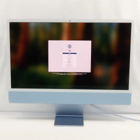 【限定15%OFFクーポン】 中古 Apple iMac 2023 MQRQ3J/A M3 メモリ8GB SSD256GB ブルー Sequoia 24インチ 1年保証 レビュー特典：延長保証 デスクトップパソコン