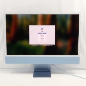 【限定15%OFFクーポン】 中古 Apple iMac 2023 MQRQ3J/A M3 メモリ8GB SSD256GB ブルー Sequoia 24インチ 1年保証 レビュー特典：延長保証 デスクトップパソコン