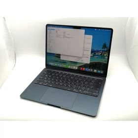 【中古】Apple MacBook Air 13インチ M2(CPU:8C/GPU:8C) 8GB/256GB ミッドナイト MLY33J/A (M2,2022)【千葉】保証期間1ヶ月【ランクB】