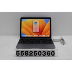 ノートパソコン Apple MacBook Retina 12in 2017 A1534 スペースグレイ A1534 Core m3 7Y32 1.2GHz/8GB/256GB/WQXGA 外装歪みあり