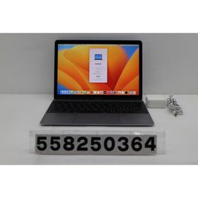 ノートパソコン Apple MacBook Retina 12in 2017 A1534 スペースグレイ A1534 Core m3 7Y32 1.2GHz/8GB/256GB/WQXGA エラー表示あり