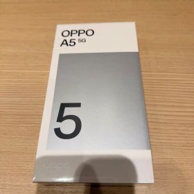 【新品未開封未使用】本体OPPO A５ 5Gグリーン 128GB SIMフリー