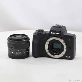 〔中古〕Canon(キヤノン) EOS Kiss M EF-M15-45 IS STM レンズキット ブラック〔251-ud〕