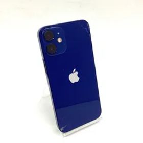iPhone 12 mini 128GB ブルー Softbank 白ロム 74%【難有】【最速発送】