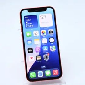 【バッテリー最大容量 100％】 au SIMフリー iPhone12 mini 64GB レッド