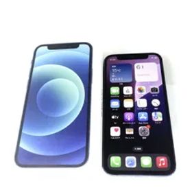 SIMフリー iPhone 12 mini 128GB ブルー MGDP3J/A バッテリー最大容量83％ ※中古/利用○