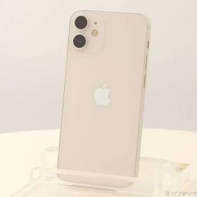 〔中古品〕 iPhone12 mini 64GB ホワイト MGA63J／A SIMフリー【262】