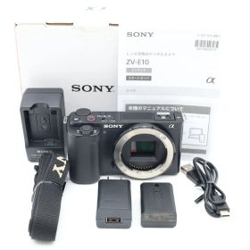 ショット数4218回、元箱付き。★美品★ SONY ソニー VLOGCAM ZV-E10 ボディ ブラック