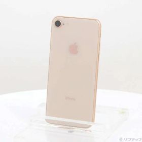 〔中古品〕 iPhone8 64GB ゴールド MQ7A2J／A SIMフリー【247】