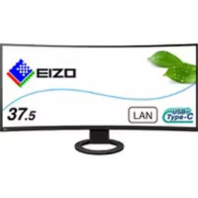 EIZO エイゾー 液晶モニター/曲面/FlexScan/37.5型/UltraWide(3840×1600)/IPSパネル/アンチグレア/疲れ目軽減 ブラック EV3895-BK