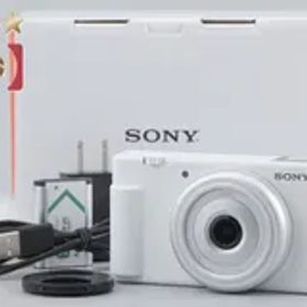 SONY ソニー 【中古】SONY ソニー VLOGCAM ZV-1F ホワイト デジタルカメラ 元箱付き ミラーレスカメラ