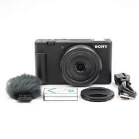 ■新品同様■ SONY VLOGCAM ZV-1F ボディ ブラック コンパクトデジタルカメラ ソニー