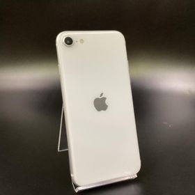 アップル(Apple)の【全額返金保証】【最速発送】Apple iPhone iPhone SE（第2世代） 64GB ホワイト au 動作確認済(スマートフォン本体)