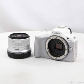 〔中古〕Canon(キヤノン) EOS R50 RF-S18-45 IS STM レンズキット ホワイト〔262-ud〕
