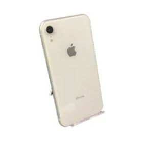 iPhone XR 64GB ホワイト au 白ロム 動作確認済 85%【全額返金保証】【最速発送】