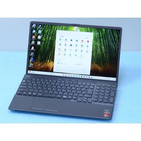 美品AH50/H3 AMD Ryzen7-5700U 16GB SSD500GB DVD-RW Office Win11 10キー 富士通 LIFEBOOK 15インチノートパソコン 管理B03
