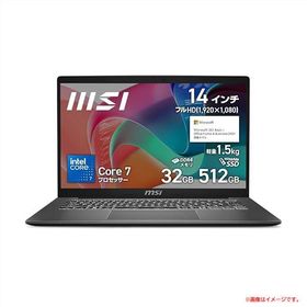 E1086YO ◆0110_1凹【未使用・B品】ノートパソコン ビジネス msi Modern 14 F1MG-5123JP Core 7 プロセッサー 150U