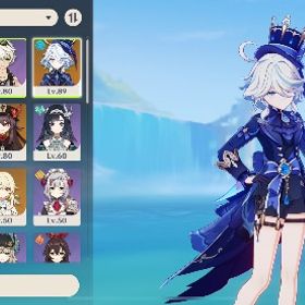 フリーナ、マーヴィカ、ナヒーダ、雷電、クロリンデ、放浪者、胡桃1凸、チャスカ | 原神のアカウントデータ、RMTの販売・買取一覧