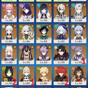 【六神】ドゥリン スカーク シトラリ マーヴィカ シロネン ヌヴィレット アルレッキーノ 夜蘭+若水 | 原神のアカウントデータ、RMTの販売・買取一覧