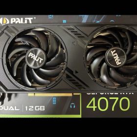 Palit GeForce RTX 4070 デュアルファン