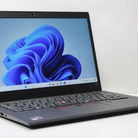 値下げ ノートパソコン 中古 Windows11 Lenovo ThinkPad X395 Ryzen 5 PRO 3500U メモリ8GB SSD256GB WPS offce搭載 カメラ 13.3インチ