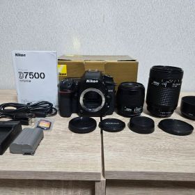 ニコン Nikon D7500 Wi-Fi搭載＆高速性能 ダブルレンズあり