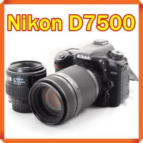 極美品 Nikon D7500 ダブルレンズセット Wi-Fi搭載