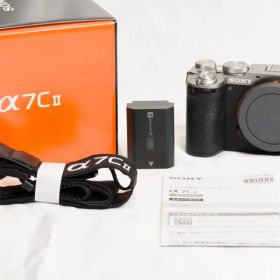 シャッター数100枚以下 α7cⅡ シルバー ソニー カメラSONY
