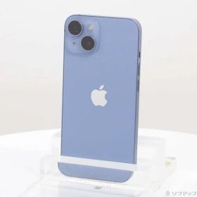 〔中古品〕 iPhone14 128GB ブルー MPVJ3J／A SIMフリー【348】