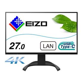 EIZO エイゾー USB-C接続 PCモニター 27型 4K (3840×2160)ワイド FlexScan EV2740X-BK ブラック【箱不良】